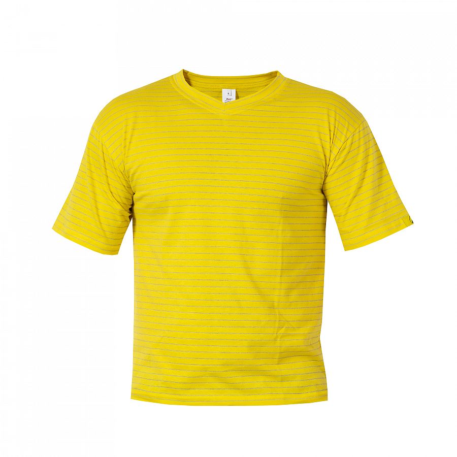 Tričko PXT Antistatic wear žluté kr.rukáv "V" 160 g/m2, vel. S - Obrázek Tričko PXT Antistatic wear žluté kr.rukáv "V" 160 g/m2, vel. S - Obrázek